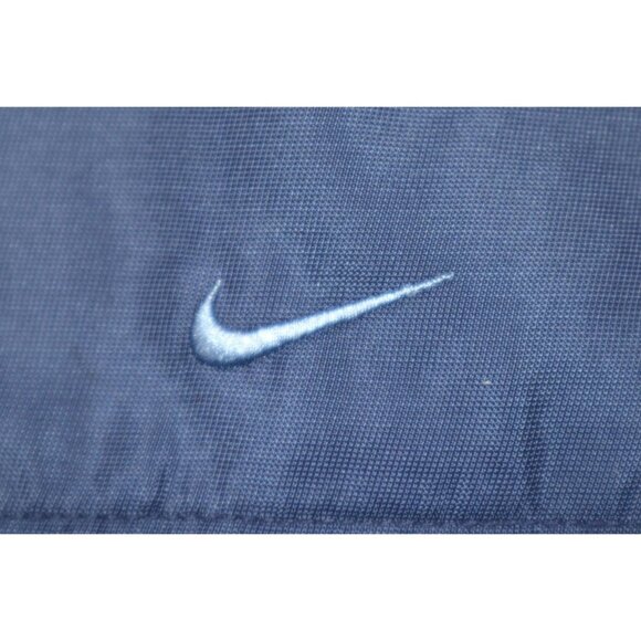 Vintage Nike 2XL Blue Hooded Windbreaker Jacket Full Zip Removable Liner 2-in-1 - Picture 9 of 16
